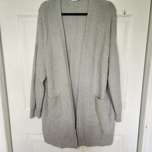 Ricki's Plus  Size Grey Knit Cardigan Size 2x/3x